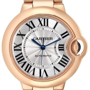 Cartier Ballon Blue Damklocka W6920096 Silverfärgad/18 karat