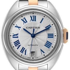 Cartier Calibre De Cartier Herrklocka W2CL0003 Silverfärgad/18 karat