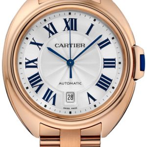 Cartier Cle De Cartier Damklocka WGCL0020 Silverfärgad/18 karat