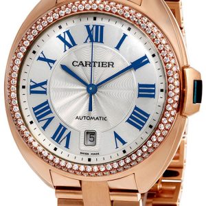 Cartier Cle De Cartier Damklocka WJCL0009 Silverfärgad/18 karat