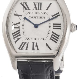 Cartier Damklocka W1556363 Tortue Silverfärgad/Läder