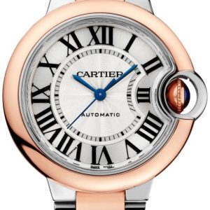 Cartier Damklocka W2BB0023 Ballon Blue Silverfärgad/18 karat