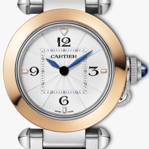 Cartier Damklocka W2PA0007 Pasha De Vit/18 karat roséguld Ø30 mm