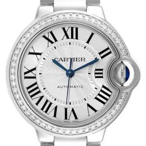 Cartier Damklocka W4BB0016 Ballon Blue Silverfärgad/Stål Ø33 mm