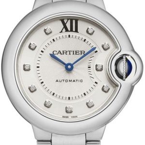 Cartier Damklocka W4BB0021 Ballon Bleu De Vit/Stål Ø33 mm