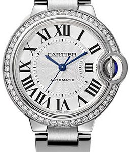 Cartier Damklocka W4BB0023 Ballon Bleu De Silverfärgad/Stål Ø33 mm