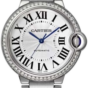 Cartier Damklocka W4BB0024 Ballon Bleu De Silverfärgad/Stål Ø36 mm