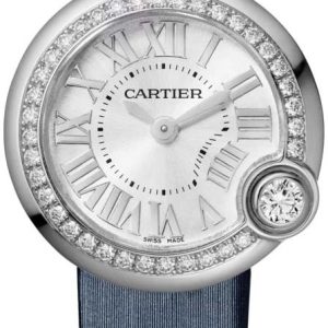 Cartier Damklocka W4BL0002 Ballon Blanc De Silverfärgad/Satin Ø26 mm