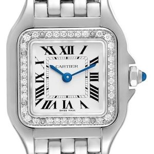 Cartier Damklocka W4PN0007 Panthere De Silverfärgad/Stål