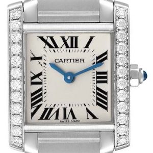 Cartier Damklocka W4TA0008 Tank Francaise Silverfärgad/Stål