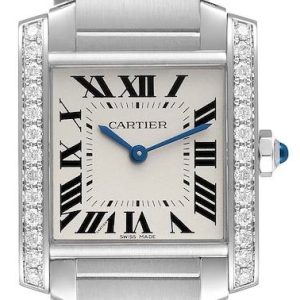 Cartier Damklocka W4TA0009 Tank Francaise Silverfärgad/Stål