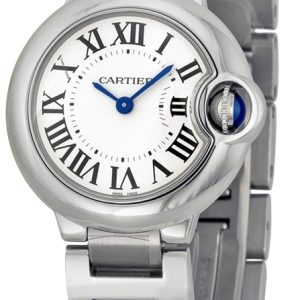 Cartier Damklocka W69010Z4 Ballon Bleu Silverfärgad/Stål Ø28.6 mm