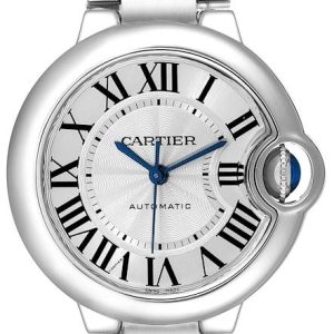 Cartier Damklocka W6920071 Ballon Blue Silverfärgad/Stål Ø33 mm