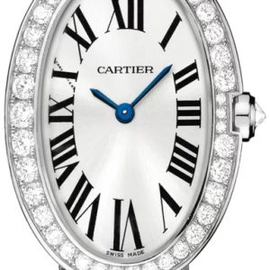 Cartier Damklocka WB520008 Baignoire Silverfärgad/Satin Ø31.6 mm