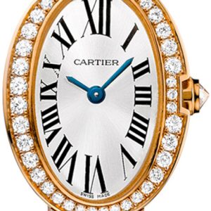 Cartier Damklocka WB520028 Baignoire Silverfärgad/Satin Ø25.3 mm