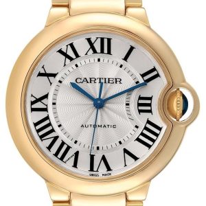 Cartier Damklocka WGBB0046 Ballon Bleu De Silverfärgad/18 karat gult