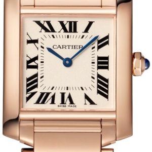 Cartier Damklocka WGTA0030 Tank Francaise Silverfärgad/18 karat