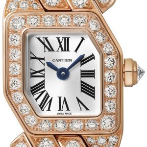 Cartier Damklocka WJBJ0004 Maillon De Silverfärgad/18 karat roséguld