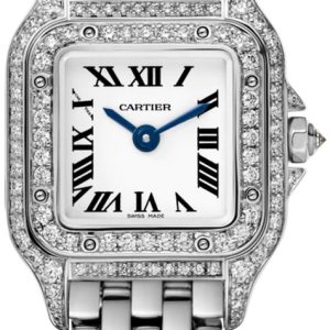 Cartier Damklocka WJPN0019 Panthere De Vit/18 karat vitt guld