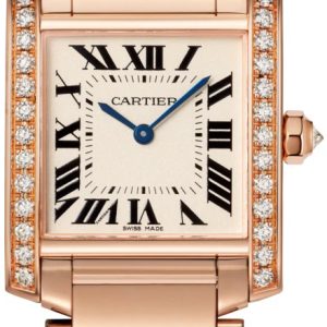 Cartier Damklocka WJTA0023 Tank Francaise Silverfärgad/18 karat