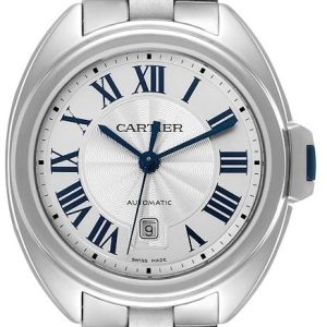 Cartier Damklocka WSCL0005 Cle de Silverfärgad/Stål Ø31 mm