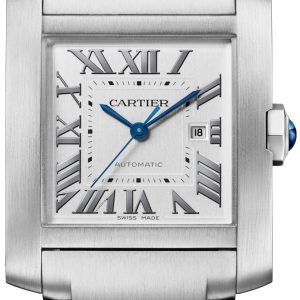 Cartier Damklocka WSTA0067 Tank Francaise Silverfärgad/Stål