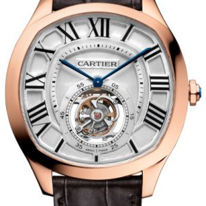 Cartier Herrklocka W4100013 Drive De Silverfärgad/Läder