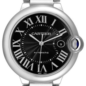 Cartier Herrklocka W6920042 Ballon Blue Svart/Stål Ø42 mm