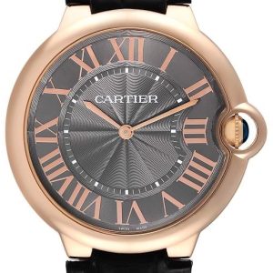 Cartier Herrklocka W6920089 Ballon Blue Grå/Läder Ø40 mm