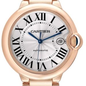 Cartier Herrklocka WGBB0016 Ballon Blue Silverfärgad/18 karat