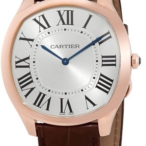 Cartier Herrklocka WGNM0006 Drive De Silverfärgad/Läder