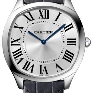 Cartier Herrklocka WGNM0007 Drive De Silverfärgad/Läder