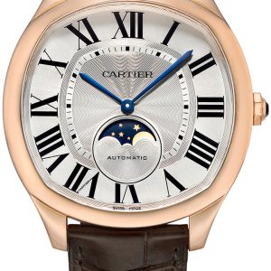 Cartier Herrklocka WGNM0008 Drive De Silverfärgad/Läder