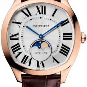 Cartier Herrklocka WGNM0018 Drive De Silverfärgad/Läder