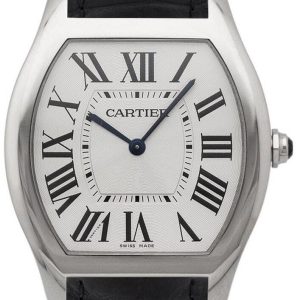 Cartier Herrklocka WGTO0003 Tortue Silverfärgad/Läder