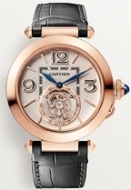 Cartier Herrklocka WHPA0010 Pasha De Silverfärgad/Läder Ø41 mm