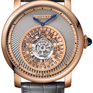 Cartier Herrklocka WHRO0027 Rotonde De Flerfärgad/Läder Ø45 mm