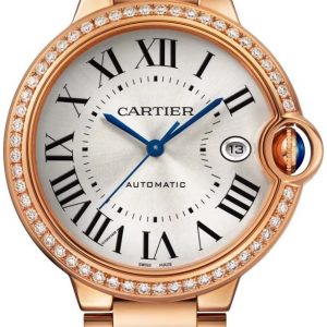 Cartier Herrklocka WJBB0057 Ballon Bleu De Silverfärgad/18 karat