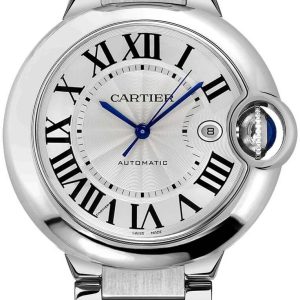 Cartier Herrklocka WSBB0049 Ballon Bleu De Silverfärgad/Stål Ø42 mm