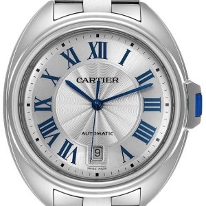 Cartier Herrklocka WSCL0007 Calibre de Silverfärgad/Stål Ø40 mm