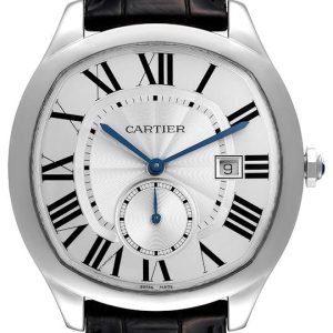 Cartier Herrklocka WSNM0004 Drive De Silverfärgad/Läder