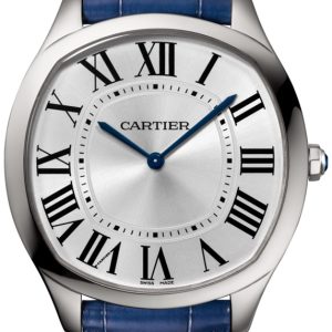 Cartier Herrklocka WSNM0011 Drive De Silverfärgad/Läder