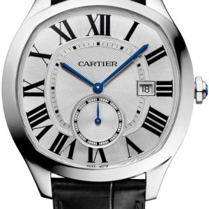 Cartier Herrklocka WSNM0015 Drive De Silverfärgad/Läder