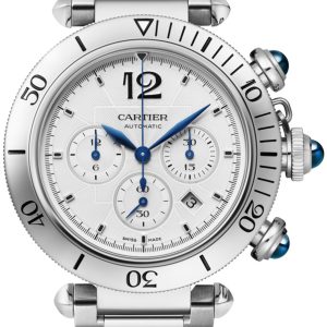 Cartier Herrklocka WSPA0018 Pasha De Silverfärgad/Stål Ø41 mm