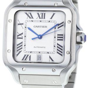 Cartier Herrklocka WSSA0009 Santos De Vit/Stål