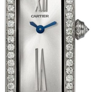 Cartier Libre Damklocka WJLI0012 Silverfärgad/Läder