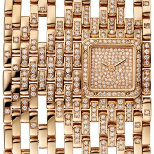 Cartier Panthere De Cartier Damklocka HPI01293 Diamantinfattad/18