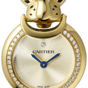 Cartier Panthere De Cartier Damklocka HPI01297 Gulguldstonad/Läder