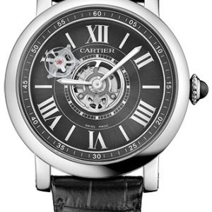 Cartier Rotonde De Cartier Herrklocka W1556221 Grå/Läder Ø47 mm