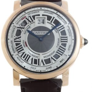 Cartier Rotonde Quantieme Annuel Herrklocka W1580001